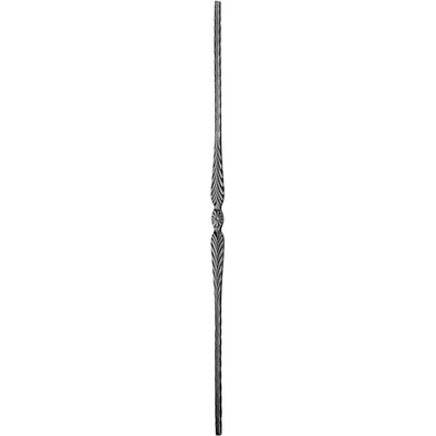 PSG Zdobená tyč pro kované ploty, brány a zábradlí 22.004, 900 mm, pr.12x12 mm