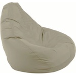 Pufrelax Пуф круша, 220л. , Nirvana Hobbit - Teteron Beige, За открито, Перящ се калъф, Пълнеж от Полистиролни перли (PUF-G-NH-TEX-BE)