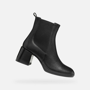 Geox Черна дамска обувка до глезена Geox Walk Pleasure 55T Geox | Cheren | ЖЕНИ | 36
