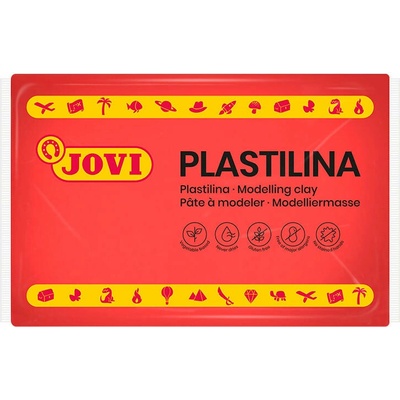Jovi prírodná Plastelína 350 g červená
