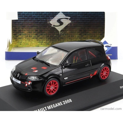 Solido Renault Megane Rs R26-r 2008 Černá Červená 1:43