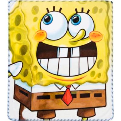 Flísová deka SpongeBob – 120 × 140 cm SC nh 4344