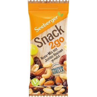 Seeberger Snack2 go Mix ořechů a rozinek 50 g