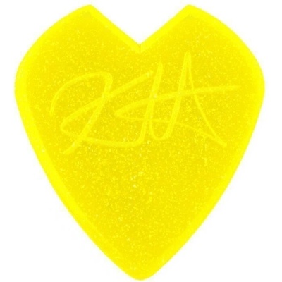 Dunlop 47RKH3NYS Kirk Hammett Yellow Sparkle Jazz III Перце за китара (47RKH3NYS)