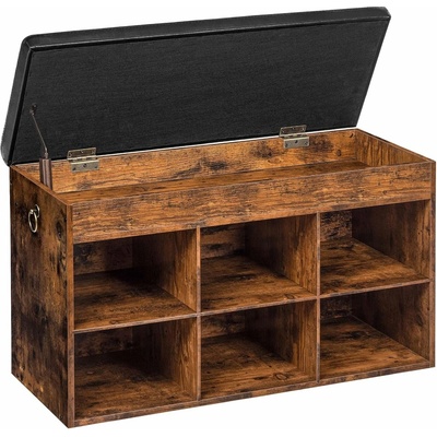 Vasagle Carmio 80 cm černo-hnědý – Zboží Dáma