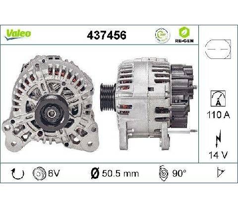 generátor VALEO 437456