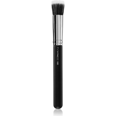 MAC Cosmetics Brush 130S Short Duo Fibre малка четка за нанасяне на течни, кремообразни и прахообразни продукти