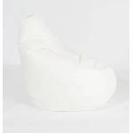 Pufrelax Пуф круша, 220л. , Nirvana Hobbit - White, PU кожа, Пълнеж от Полистиролни перли