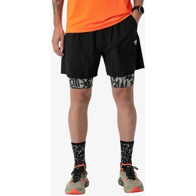 Pánske bežecké kraťasy Dynafit TRAIL 2IN1 SHORTS čierna