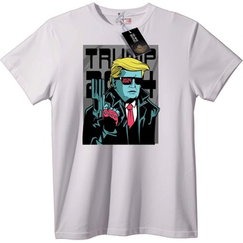 NOONEBRAND Тениска Trump 2024 Терминатор - 2XL, White