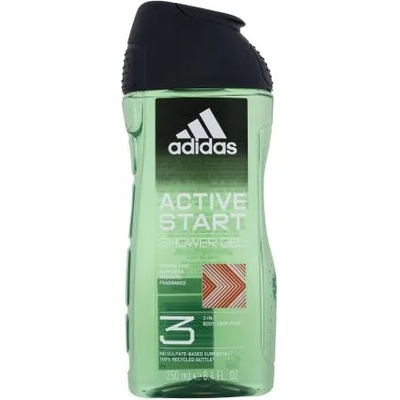 Adidas Active Start Shower Gel 3-In-1 Душ гел 250 ml за мъже