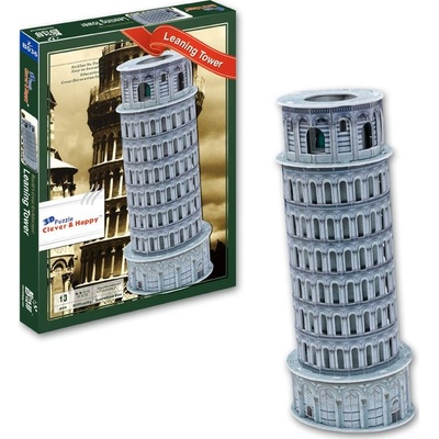 CLEVER&HAPPY 3D puzzle Šikmá věž, Pisa 13 ks
