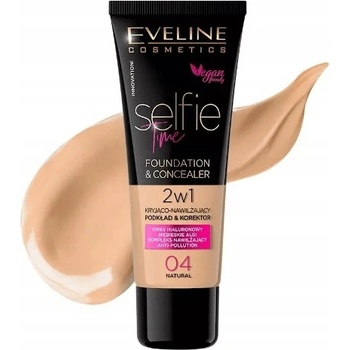 Eveline Selfie Time Make-up a korektor 2 v 1 04 natural 30 ml