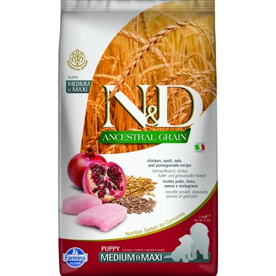 N&D Low Grain Puppy Medium & Large Chicken & Pomegranate 2,5 kg