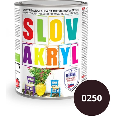 Slovakryl 0250 0,75kg palisander