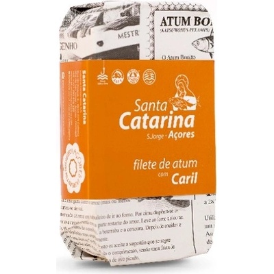 Santa Catarina Filety tuniaka v olivovom oleji s karí 120 g