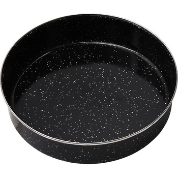 Elekom ЕМАЙЛИРАНА ТАВА - кръгла ЕК-32 ЕМl, Дебелина: 0.5 мм, Размер: 32х6 см, Защитен пръстен