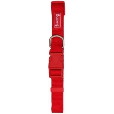Freedog Collar nylon - Регулируем нашийник за кучета, 15 мм x 35/50 см - червен