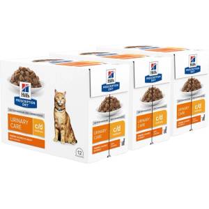 Hill's Hill s Prescription Diet Feline c/d MultiCare Пиле 36 x 85 г
