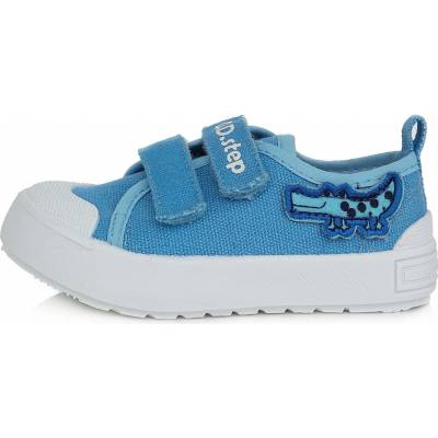 D.D.Step plátenky Crocodíl ortopedické s koženou stielkou