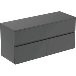 Ideal Standard Finesse - Шкафче за умивалник, 120x44x56 см, 4 чекмеджета, матов антрацит E3426Y2 (E3426Y2)