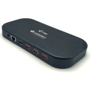 i-Tec Thunderbolt 3/USB-C Dual 4K Docking Station + USB-C to DisplayPort Cable (1,5 m) + Power Delivery 60W TB3HDMIDOCKPD