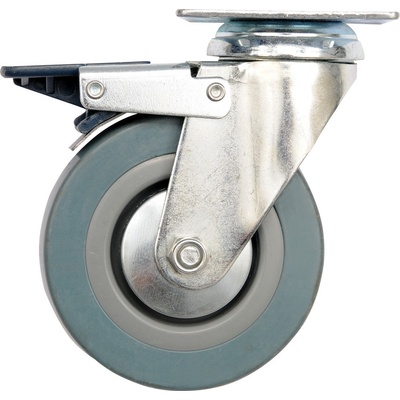 Vorel Koliesko otočné, gumové s brzdou 20kg 50/16/72mm