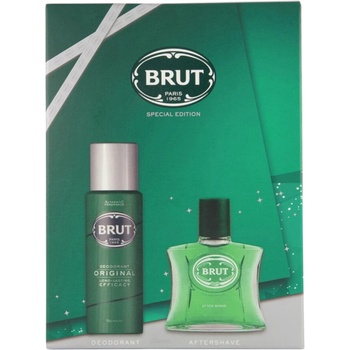 Brut подаръчен комплект, Original, Дезодорант 150мл, Афтършейв 100мл