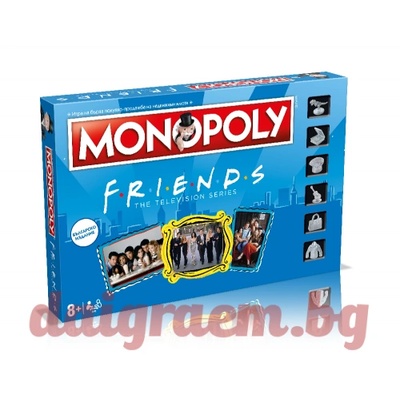 Winning Moves Настолна игра Монополи Приятели - българско издание (wm00323)