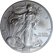 U.S. Mint strieborná minca American Eagle 2003 1 oz