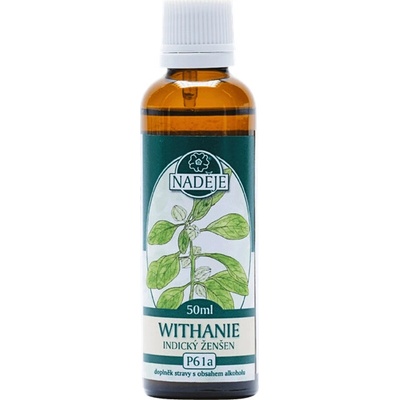 Naděje Ženšen indický Withanie tinktura z pupenů P61a 50 ml