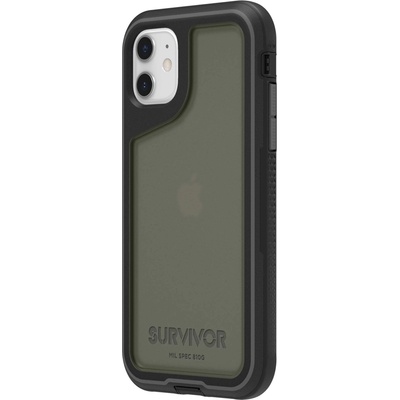 Griffin Survivor Extreme - защита от най-висок клас за iPhone 11 (черен-прозрачен)