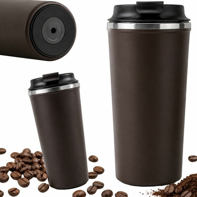 Verk termohrnek s přísavkou proti převržení 500 ml hnědý