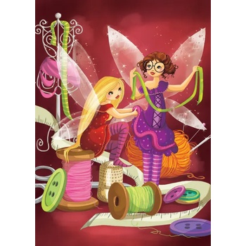 Bluebird Puzzle - Puzzle The Sewing Fairies - 300 piese