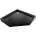 Mexen Flow+ петостранен поддушов корито 90 x 90 см, черен мат - 46P709090H (46P709090H)