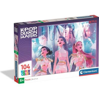 Clementoni Детски пъзел Clementoni от 104 части - K-Pop Demon Hunters (вариант 4) (21762)