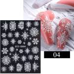  3d Лепенки - снежинки, модел 04 (dw5s04) - topmarket