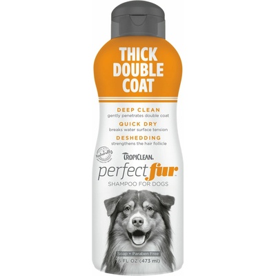 Tropiclean šampón na hustou srst s podsadou pre psov 473 ml