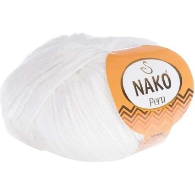 Nako Pletací příze Peru 208 - bílá