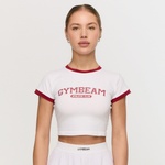 GymBeam Дамска тениска Varsity White XL