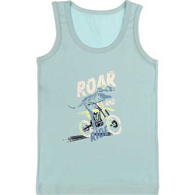 Evona chlapecký nátělník se širokými ramínky E sv.modrá