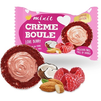 Mixit Crème boule Love Berry Lyofilizované ovoce a mandlový krém 30 g