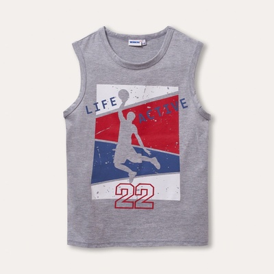 Winkiki chlapecké tílko WTB 01788 šedá – Zboží Mobilmania