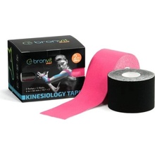 Bronvit Sport Kinesio Tape set 2 x černá/růžová 5cm x 6m