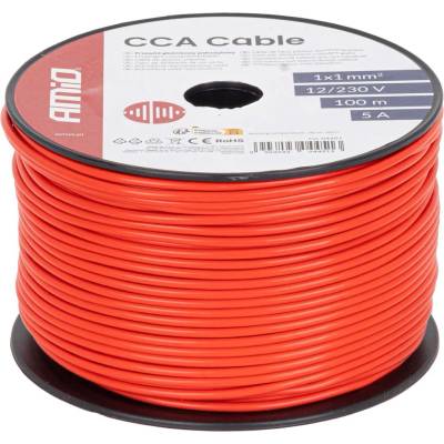 Amio 04451 Vodič reproduktoru jednožilový CCA 1x1 mm2 100 m