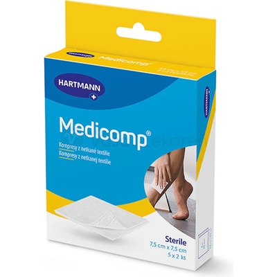 Medicomp Kompres sterilní 7,.5 x 7,5 10 ks