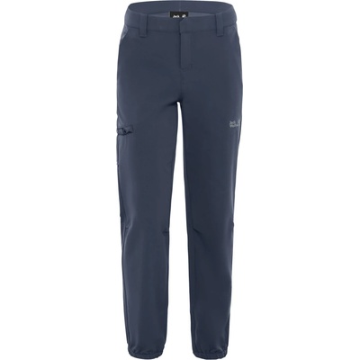 Jack Wolfskin Детски туристически панталон Jack Wolfskin Kid's Turbulence Pants Walking trousers - Midnight Sky - размер 152 (EU) (701-4368-0215)