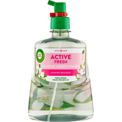 Reckitt Benckiser Пълнител за дифузер Air Wick Active Fresh на водна основа с цвят на жасмин 228 мл