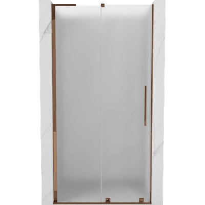 Mexen Velar L плъзгащи се душ врати 110 см, матирани, розово злато - 871-110-003-31-60 (871-110-003-31-60)