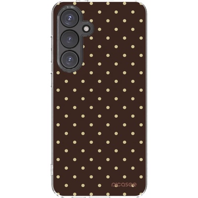 Picasee silikonový průhledný obal pro Samsung Galaxy S24 FE S721B Vanilla Dots & Chocolate – Hledejceny.cz